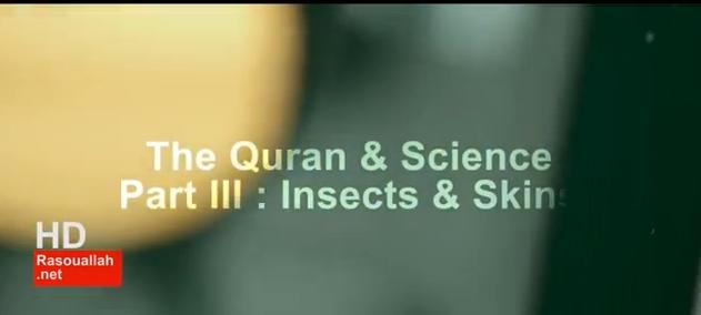 إضغط لمشاهدة '' Quran & Science Part III Insects & Skins ''